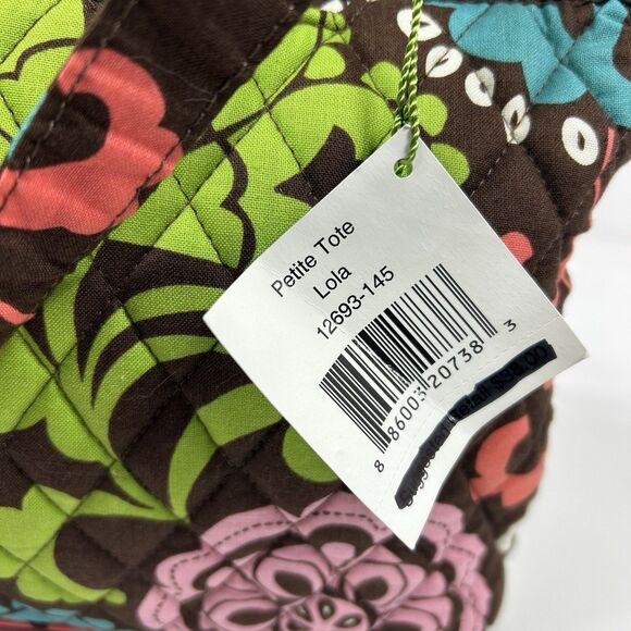 Vera Bradley Lola Petite Tote Retired Handbag Travel Bold Floral Roomy 12693-145 - Picture 6 of 13